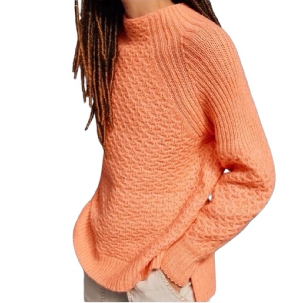 Anthropologie Bia Mock Neck Tunic Sweater